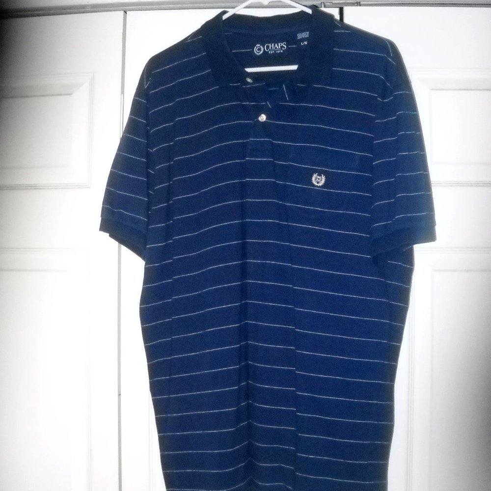 Chaps Golf Polo Mens Size Large